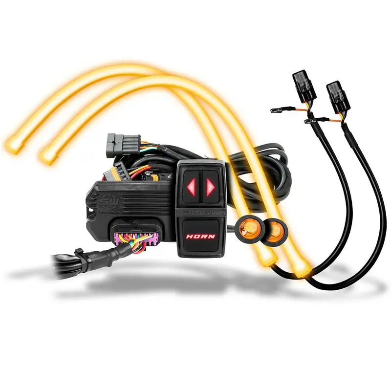 Switch Works Polaris Xpedition Plug & Play Sequential Front Led Lights W/Taillight Integration Turn-Signal Kit 1