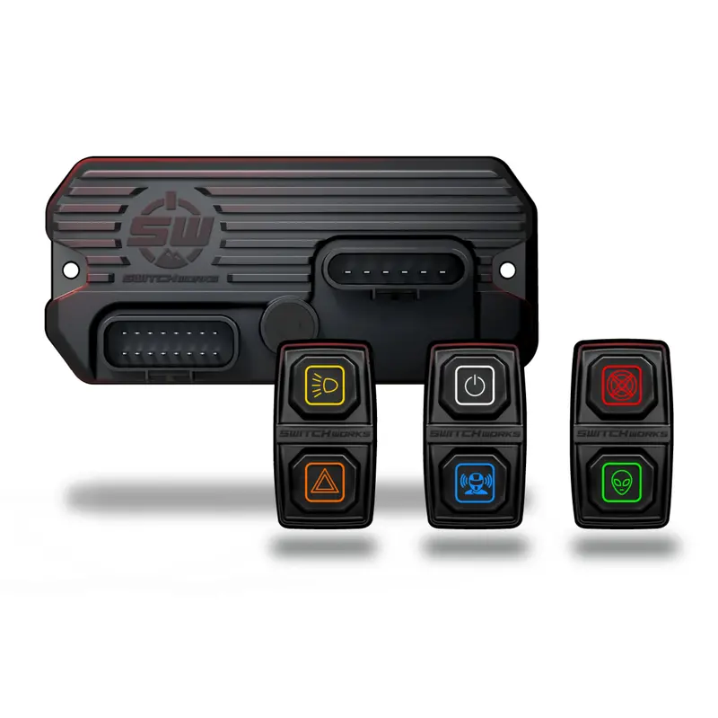 Switch Works Sierra6, 6-Switch, 3-Rocker Electronic Accessory Universal Smart Switcher 1