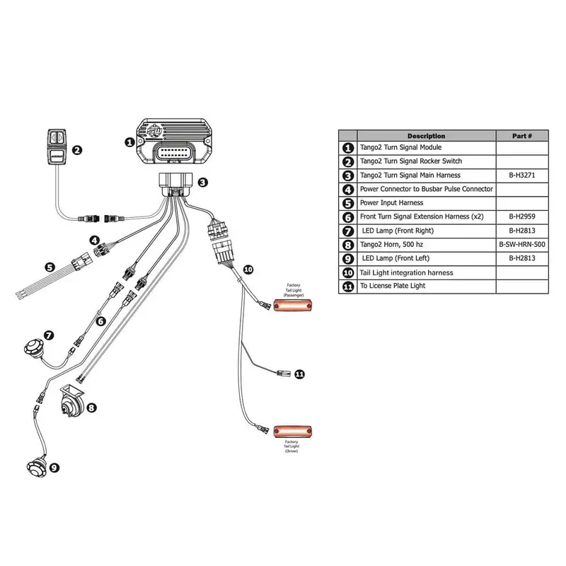 Switch Works Tango2 Vehicle Specific Turn-Signal Kit With All-In-One Controller & Taillight Integration 6