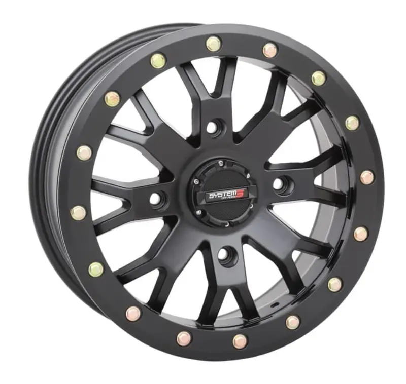 System 3 Black Sb-4 Beadlock & Maxxis Liberty Performance Off Road Wheel & Tire Kit 3