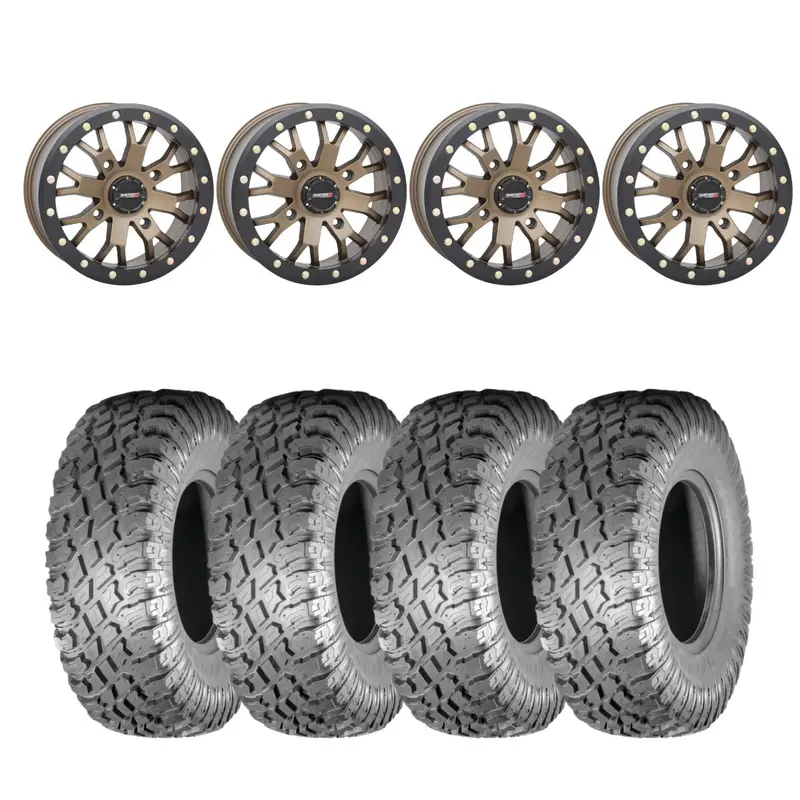 System 3 Bronze Sb-4 Beadlock & Atturo Trail Blade X/T Wheel & Tire Kit 1