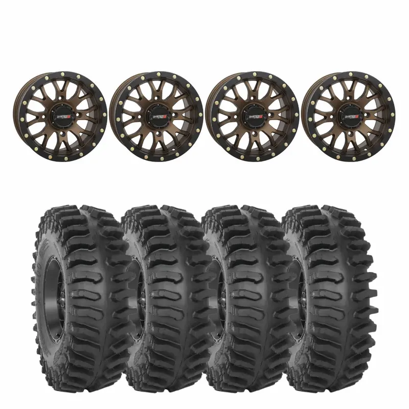 System 3 Bronze Sb-4 Beadlock & System 3 Extreme Trail Radial Xt400 Wheel & Tire Kit 1