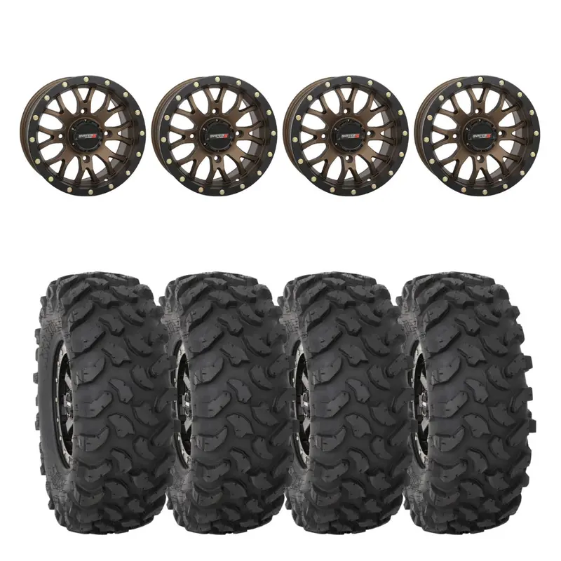 System 3 Bronze Sb-4 Beadlock & System 3 Offroad Xtr370 Wheel & Tire Kit 1