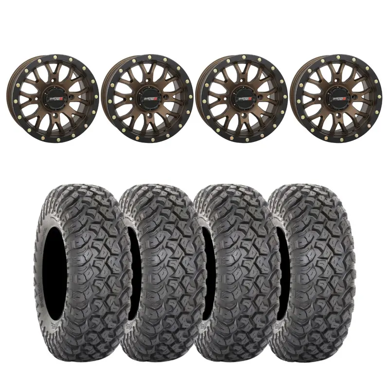 System 3 Bronze Sb-4 Beadlock & System 3 Radial Rt320 Wheel & Tire Kit 1