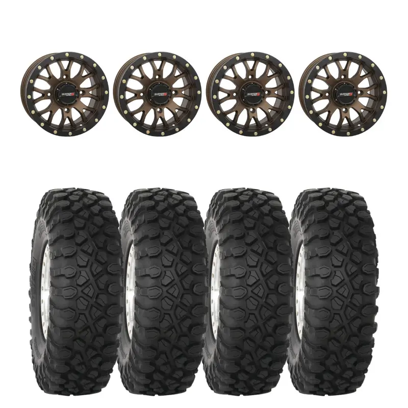 System 3 Bronze Sb-4 Beadlock & System 3 Radial Xc450 Wheel & Tire Kit 1