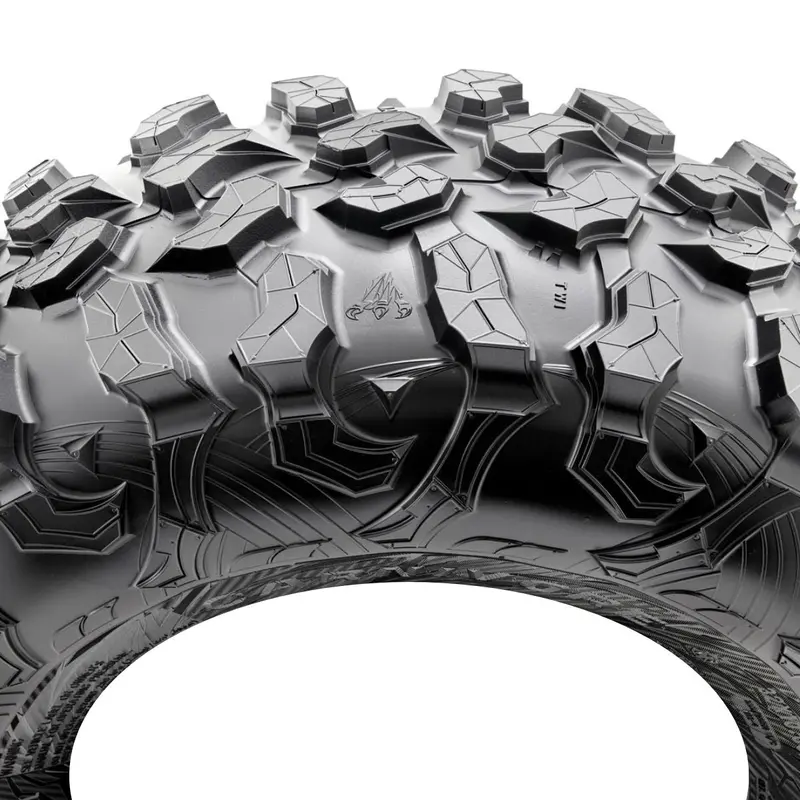 System 3 Gunmetal Grey Sb-6 Beadlocks & Maxxis Radial Carnivore Wheel & Tire Kit 6