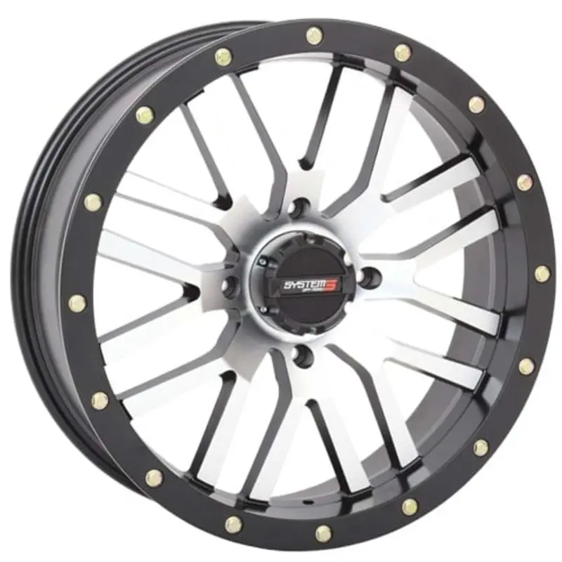 System 3 Machined St-3 & Sedona Rockabilly Wheel & Tire Kit 2