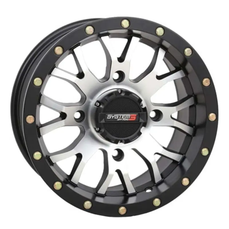 System 3 Machined St-3 & Sedona Rockabilly Wheel & Tire Kit 3