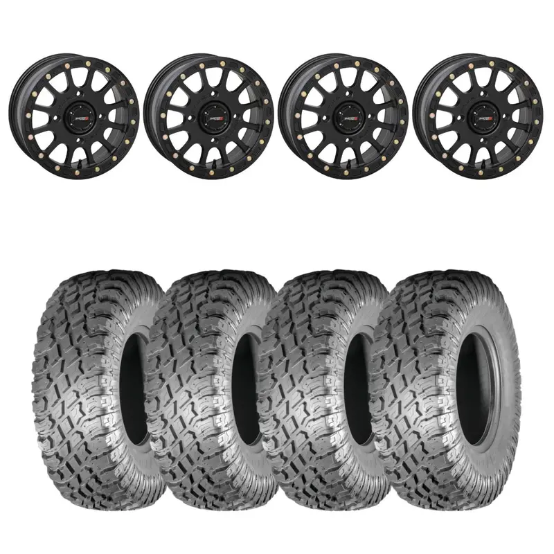 System 3 Matte Black Sb-5 Beadlock & Atturo Trail Blade X/T Wheel & Tire Kit (Working On It) 1