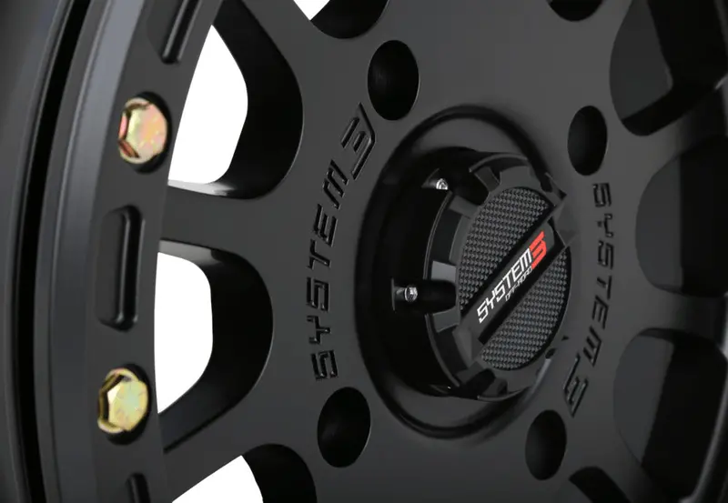 System 3 Matte Black Sb-5 Beadlock & System 3 Rc500s 8 Ply Rock Crawler Wheel & Tire Kit 3