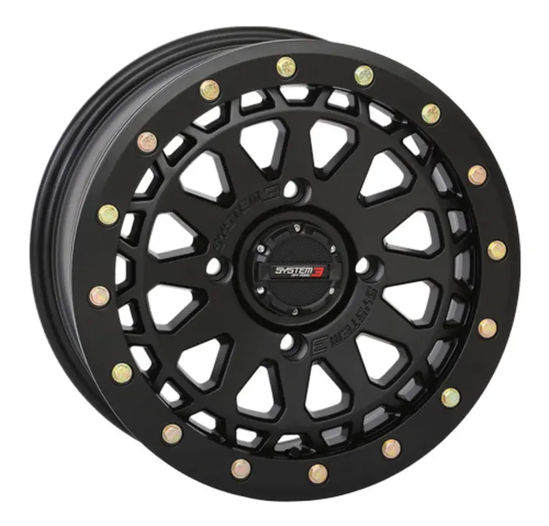 System 3 Matte Black Sb-6 Beadlocks & Atturo Trail Blade X/T Wheel & Tire Kit 2