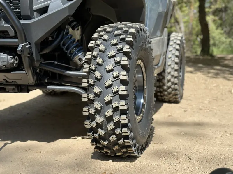 System 3 Matte Black Sb-6 Beadlocks & System 3 Atx470 All Terrain Xtreme Wheel & Tire Kit 6