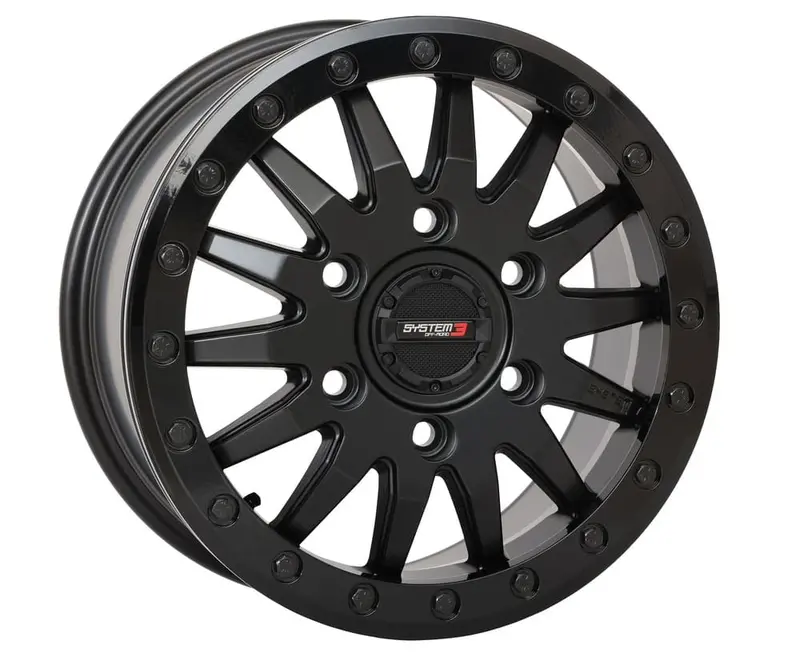 System 3 Matte Black Sb-8 6-Lug Beadlock & Maxxis Liberty Performance Off Road Wheel & Tire Kit 2