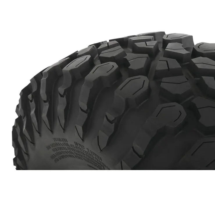 System 3 Matte Black W/Gloss Black Ring Sb-9 Beadlock & System 3 Radial Xc450 Wheel & Tire Kit 6