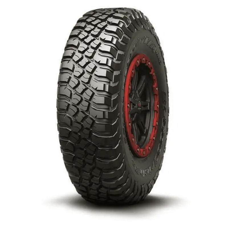 System 3 Matte Black With Gloss Black Ring Sb-9 Beadlock & Bfgoodrich Mud-Terrain T/A Km3 Wheel & Tire Kit 3