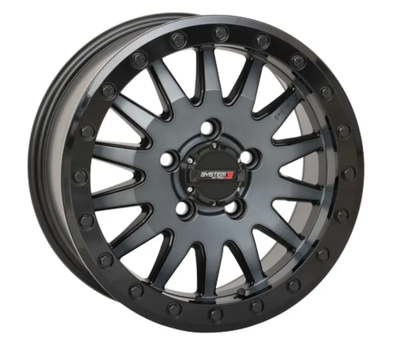 System 3 Matte Brushed Grey Sb-8 Beadlock 5-Lug & System 3 Offroad Xtr370 Wheel & Tire Kit 2