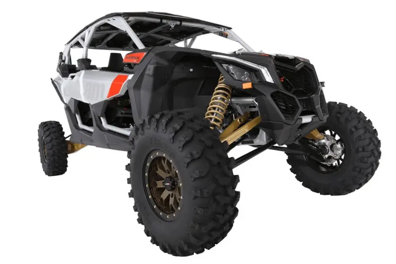 System 3 Matte Brushed Grey Sb-8 Beadlock 5-Lug & System 3 Offroad Xtr370 Wheel & Tire Kit 5