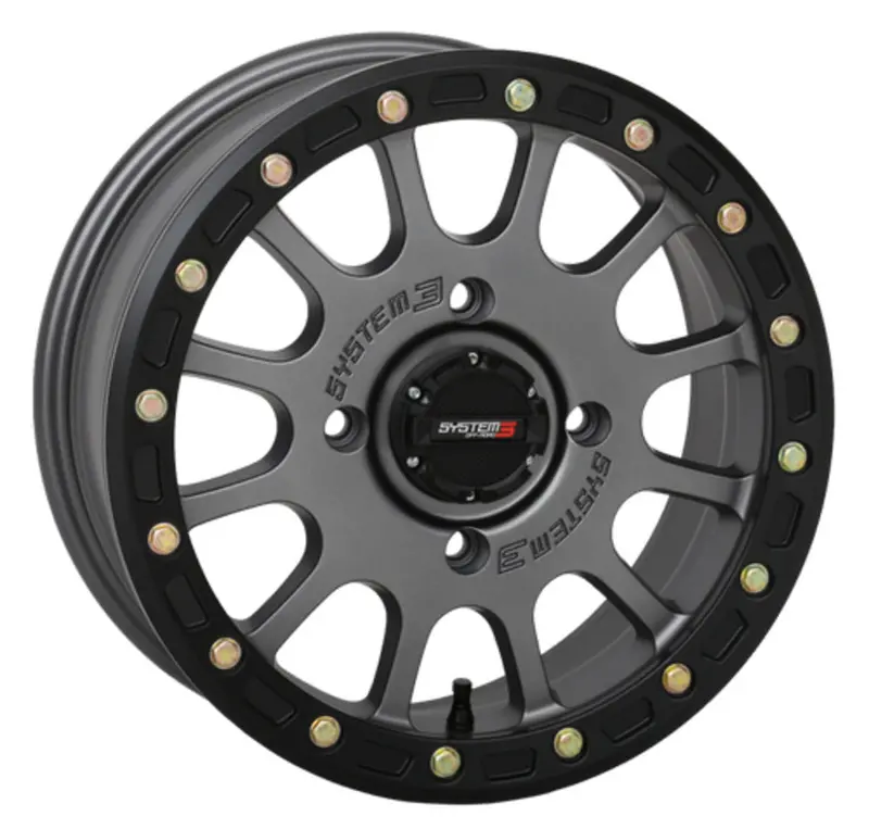 System 3 Matte Gunmetal Sb-5 Beadlock & Bfgoodrich Mud-Terrain T/A Km3 Wheel & Tire Kit 2
