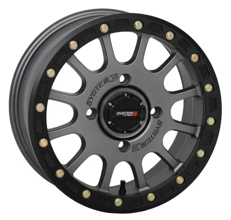 System 3 Matte Gunmetal Sb-5 Beadlock & Maxxis Liberty Performance Off Road Wheel & Tire Kit 2