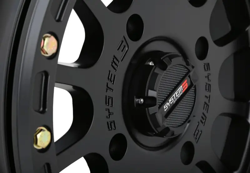 System 3 Sb-5 Matte Black Beadlock & System 3 Offroad Xtr370 Wheel & Tire Kit 3
