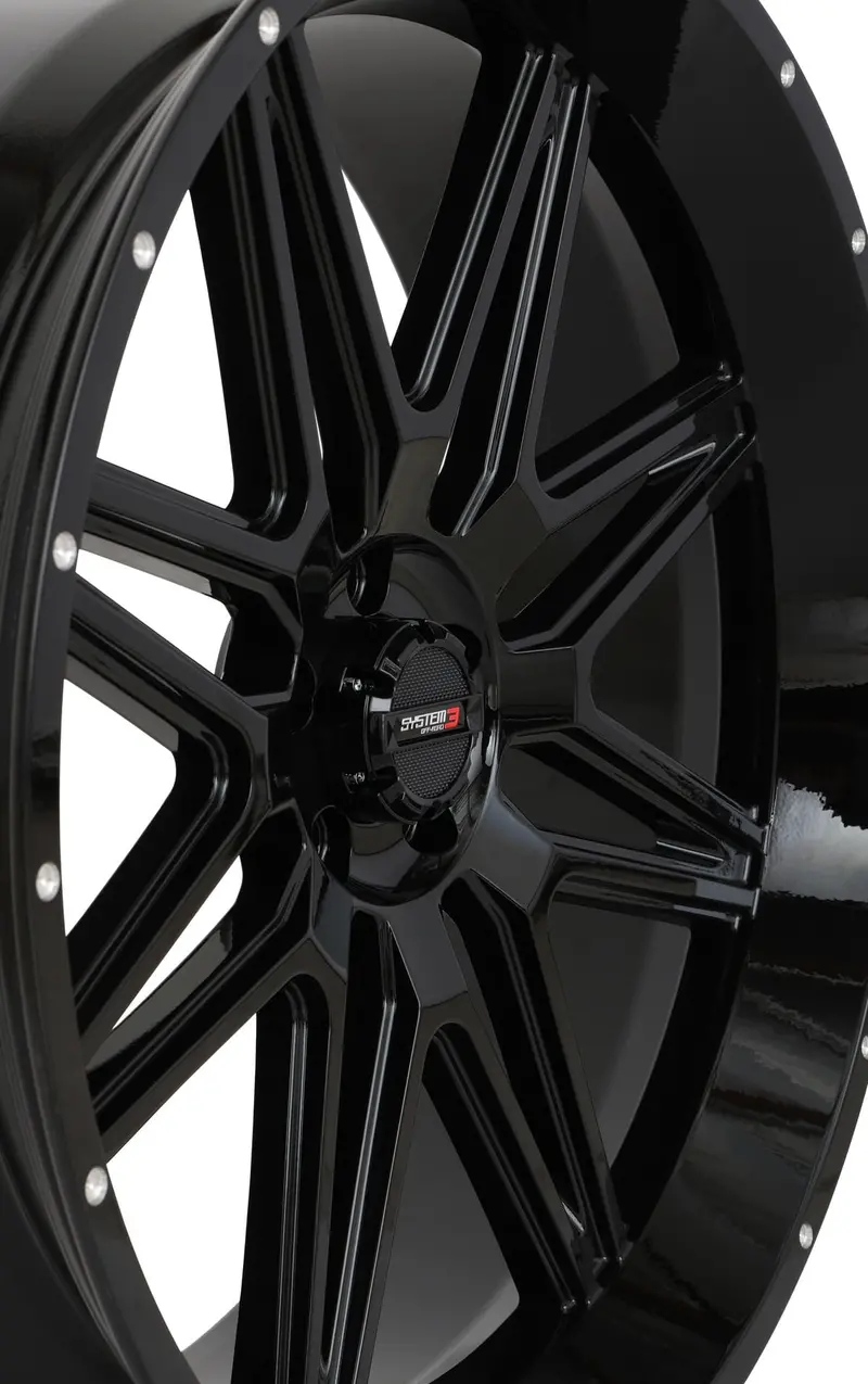 System 3 St-7 Wheel - Gloss Black 3