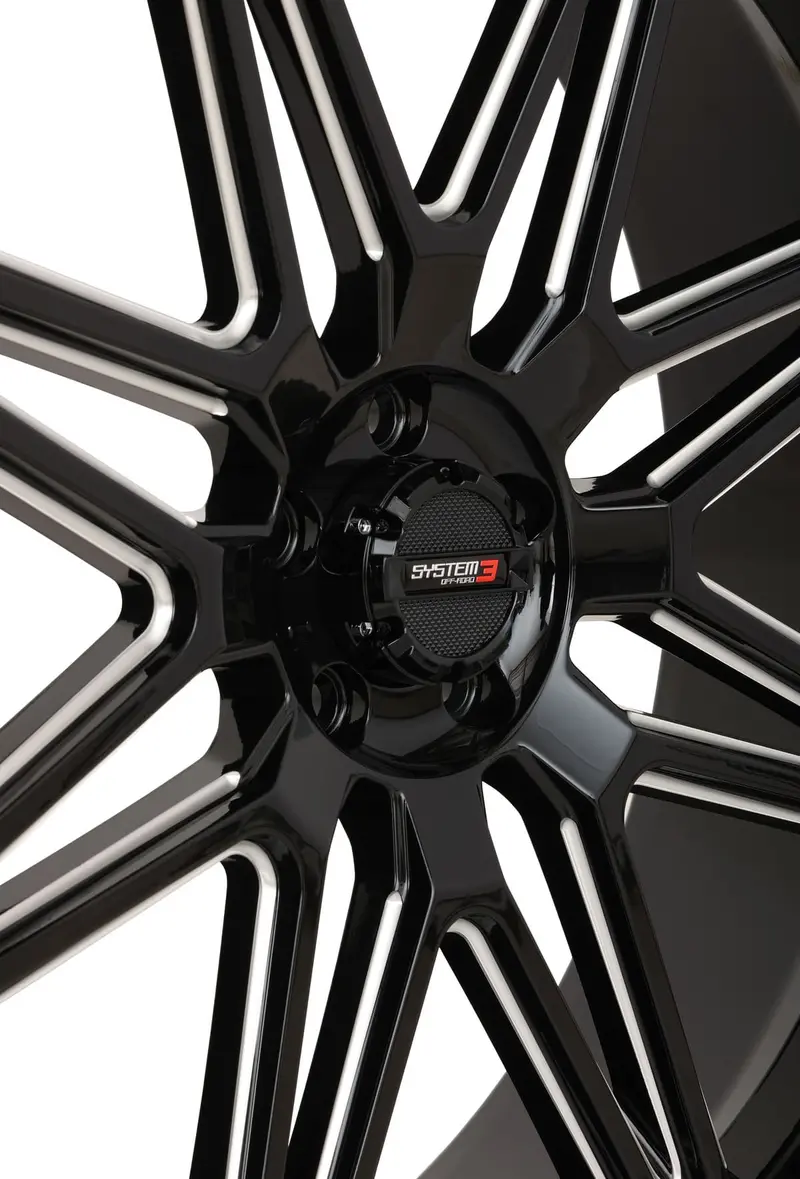 System 3 St-7 Wheel - Gloss Black 4