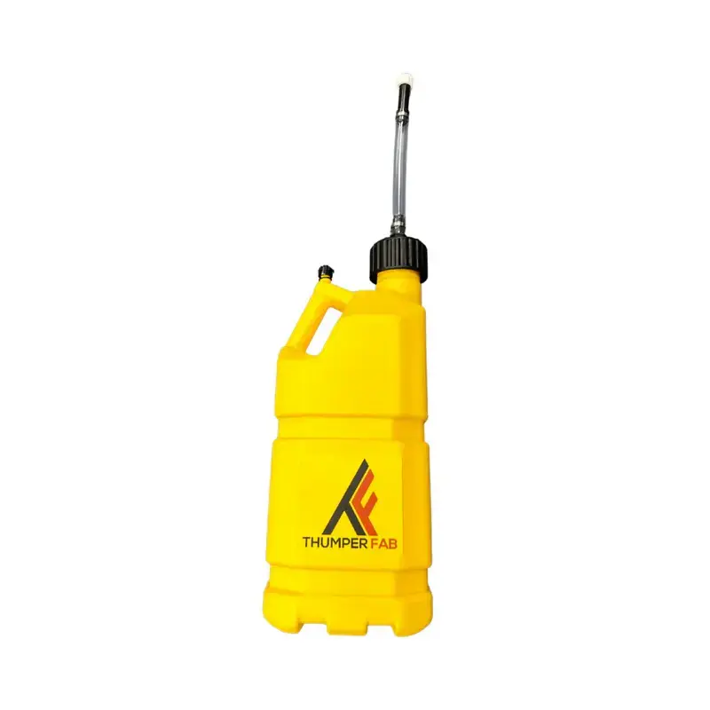 Thumber Fab Cam-Am 5 Gallon Utility Jug With Filler Hose Yellow 1