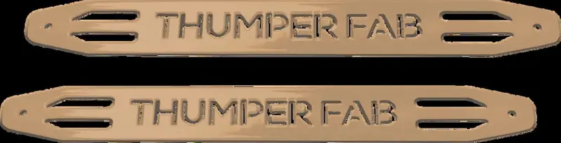 Thumper Fab 800Sx Nerf Rails 3-Seat Accent Panel Set 1