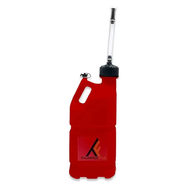 Thumper Fab Can-Am 5 Single Gallon Utility Jug With Filler Hose Red 1