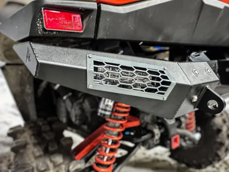 Thumper Fab Can-Am Commander Elite Winch Ready Rear Bumper 6