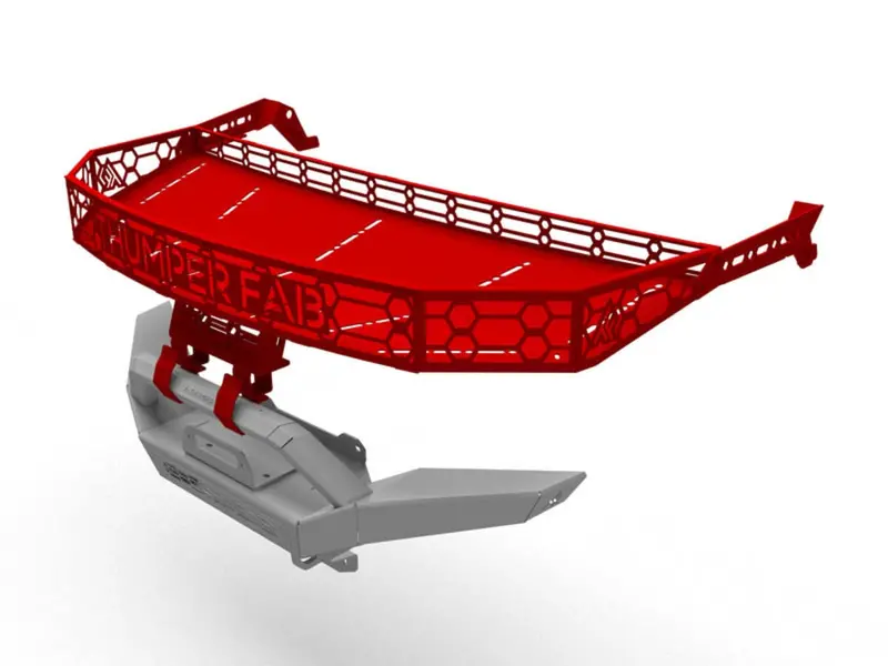 Thumper Fab Can-Am Defender Hood Rack 3