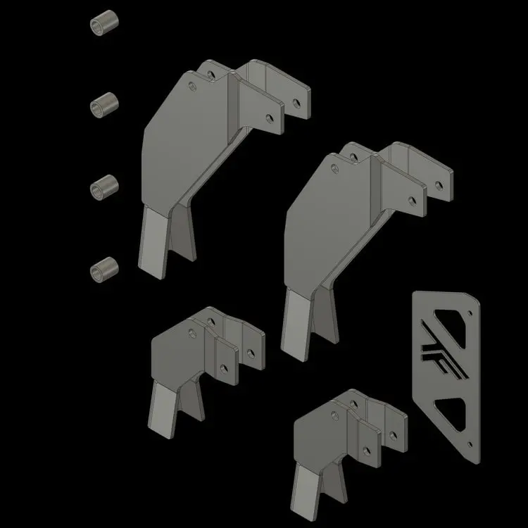 Thumper Fab Can-Am Defender Lift Kit For Tf041203 Forward Control Arms - 64Inch 2