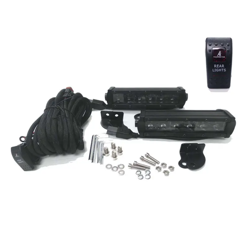 Thumper Fab Can-Am Defender Light Kit For Elite Winch Ready Rear Bumper 1