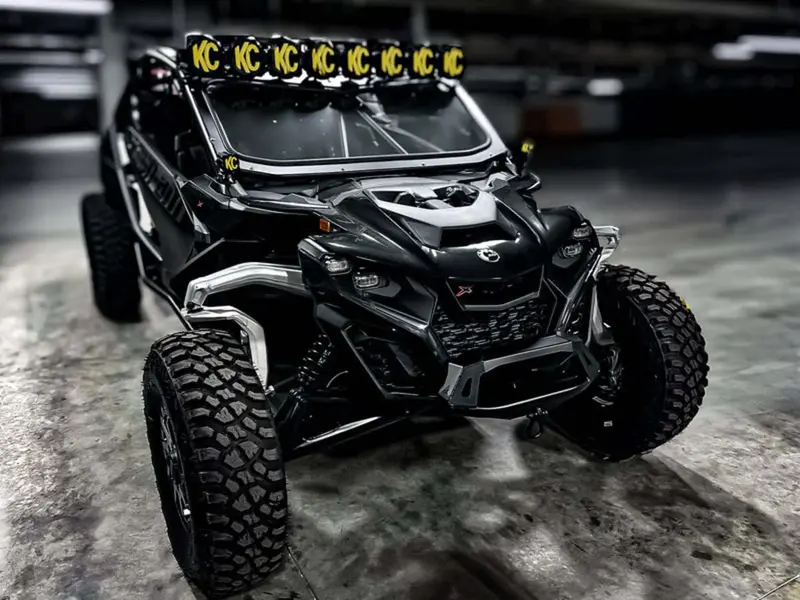 Thumper Fab Can-Am Maverick R Front Winch Bumper 3