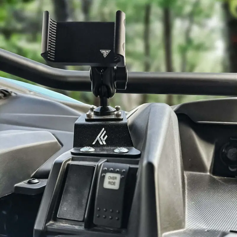 Thumper Fab Can-Am Maverick X3 Phone Dash Mount - Driver 1