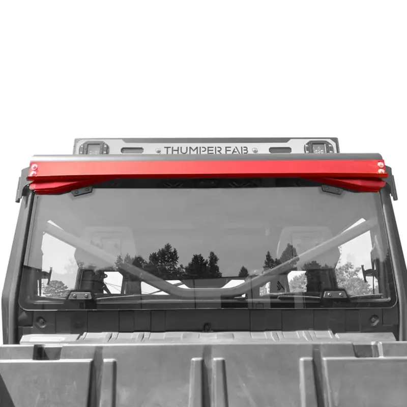 Thumper Fab Can-Am Rear Cab Windshield Seal Defender With Rear Glass/Poly Panel 1