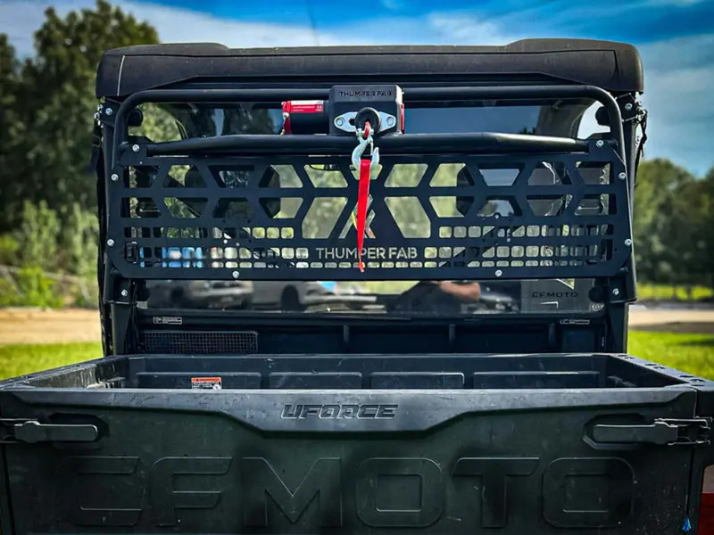Thumper Fab Cf Moto Uforce 600 Winch Headache Rack 1