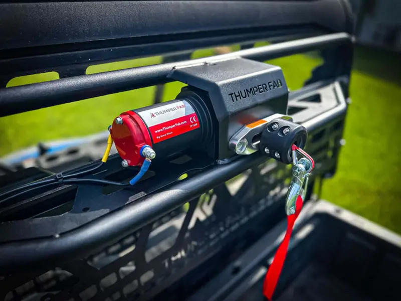Thumper Fab Cf Moto Uforce 600 Winch Headache Rack 2