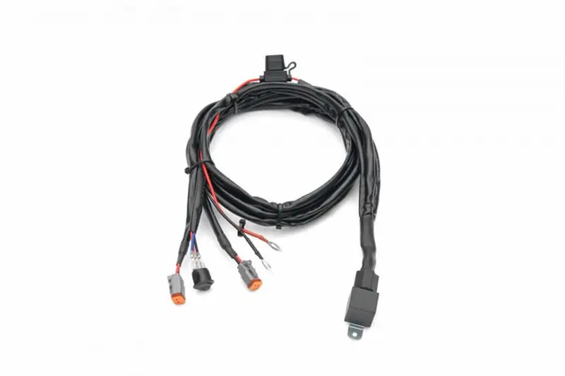 Thumper Fab Led Light Bar Wiring Harness - 2-Lead With Switch 1