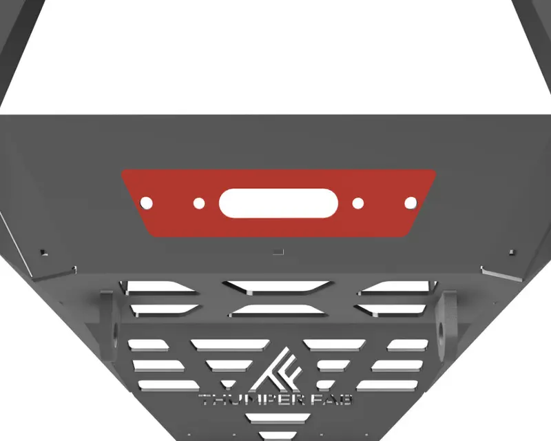 Thumper Fab Polaris Ranger 1500 Xd - Fairlead Adaptor Front Winch Bumper 1