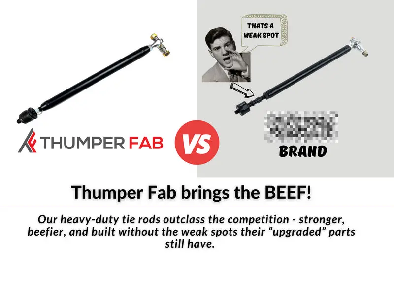 Thumper Fab Polaris Ranger 1500 Xd Heavy Duty Tie Rods - Stock & Forward Control Arms 2
