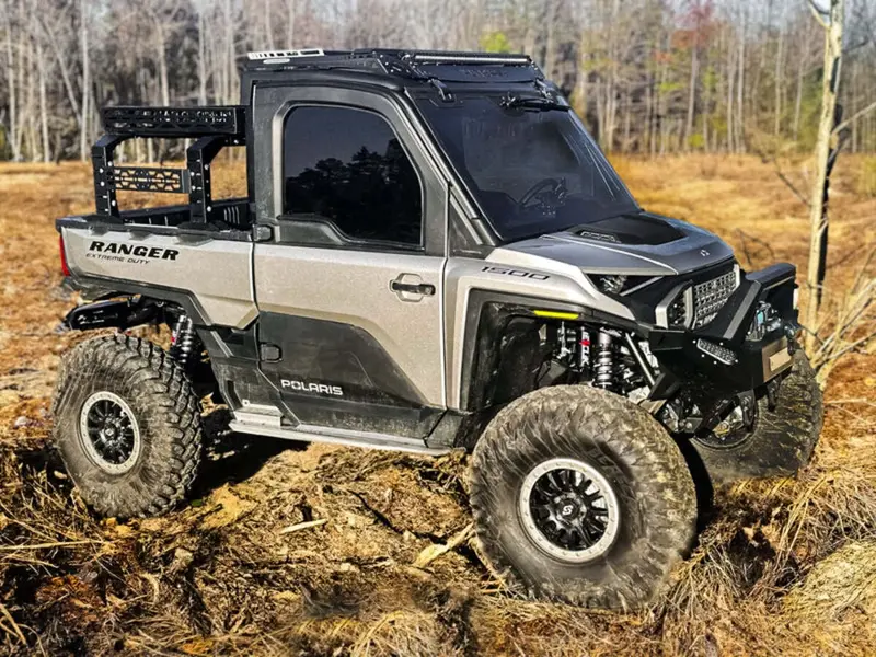 Thumper Fab Polaris Ranger 1500 Xd Nerf Rails - Single Cab 2
