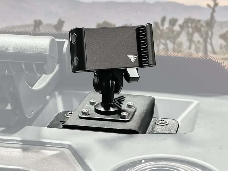 Thumper Fab Polaris Ranger 1500 Xd Phone Dash Mount - Driver Side 2
