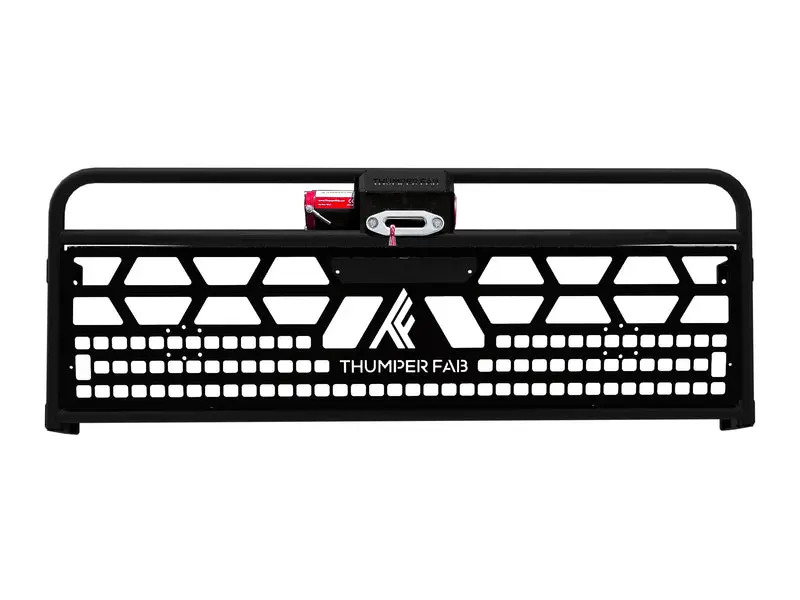 Thumper Fab Polaris Ranger 1500 Xd Winch Headache Rack 1