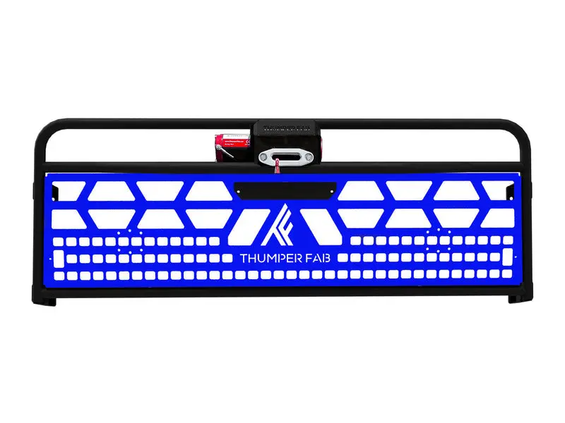 Thumper Fab Polaris Ranger 1500 Xd Winch Headache Rack 2