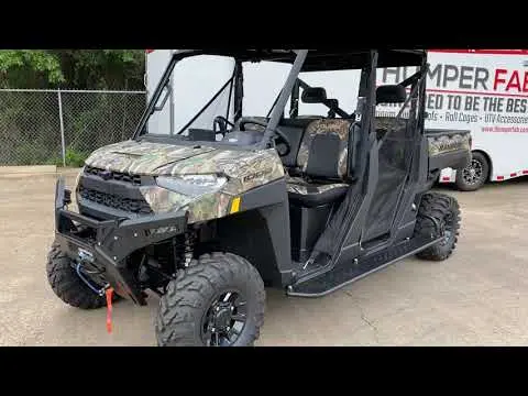 Thumper Fab Polaris Ranger Factory Front Bumper Light Kit 2