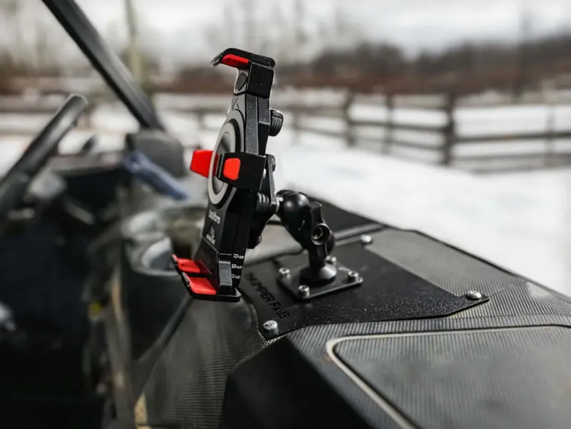 Thumper Fab Polaris Ranger Phone Dash Mount 1