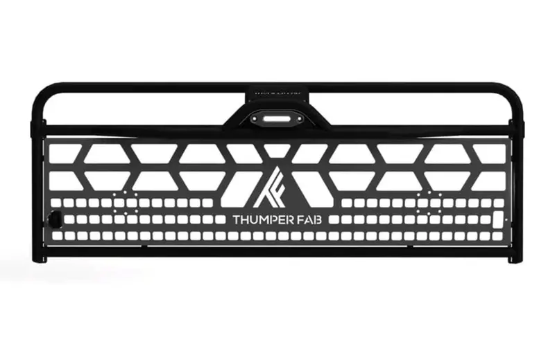 Thumper Fab Polaris Ranger Winch Headache Rack 1