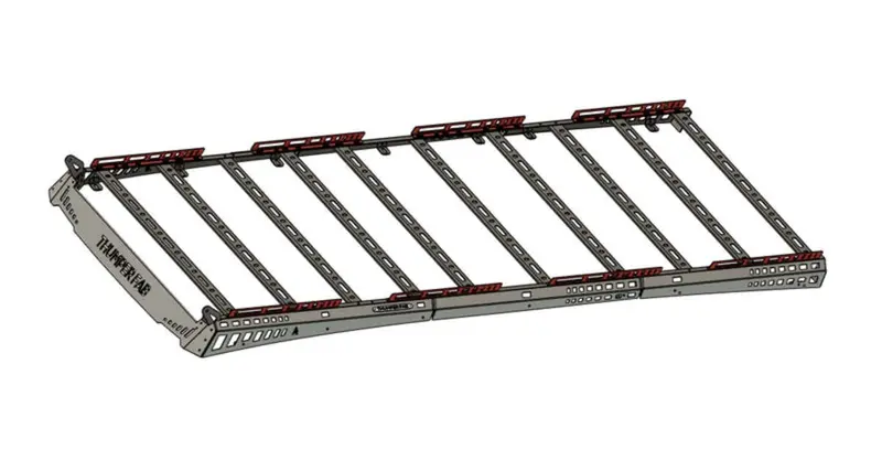 Thumper Fab Polaris Xpedition Adv Crew Roof Rack 1