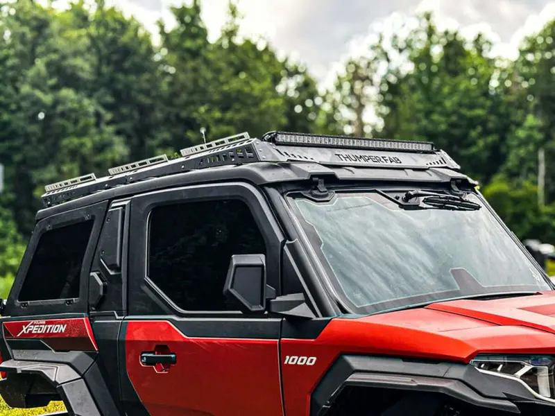 Thumper Fab Polaris Xpedition Adv Single Cab Roof Rack 1